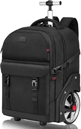 MATEIN Business-Rucksack mit Rollen 17,3"